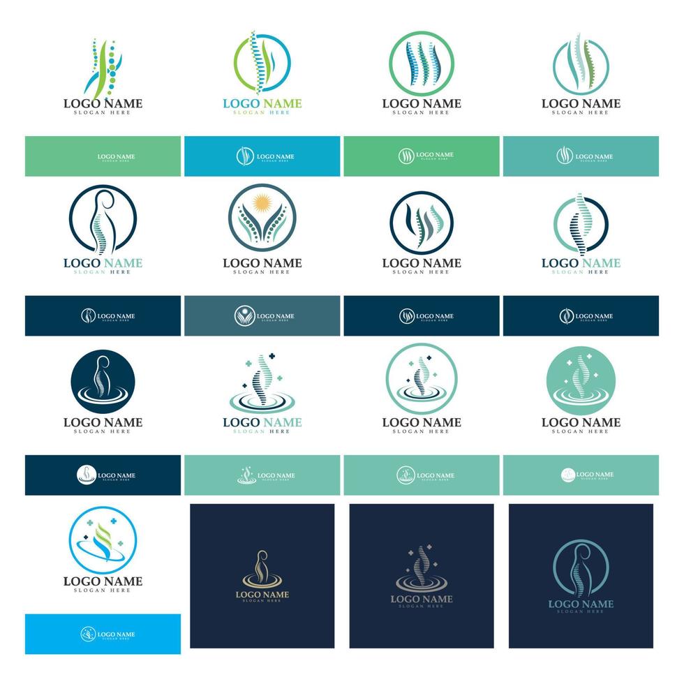 Spine diagnostics symbol vector