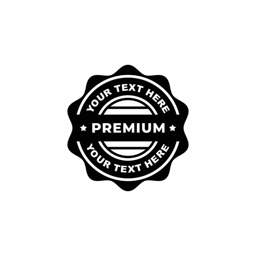 Premium stamp seal icon vector illustration