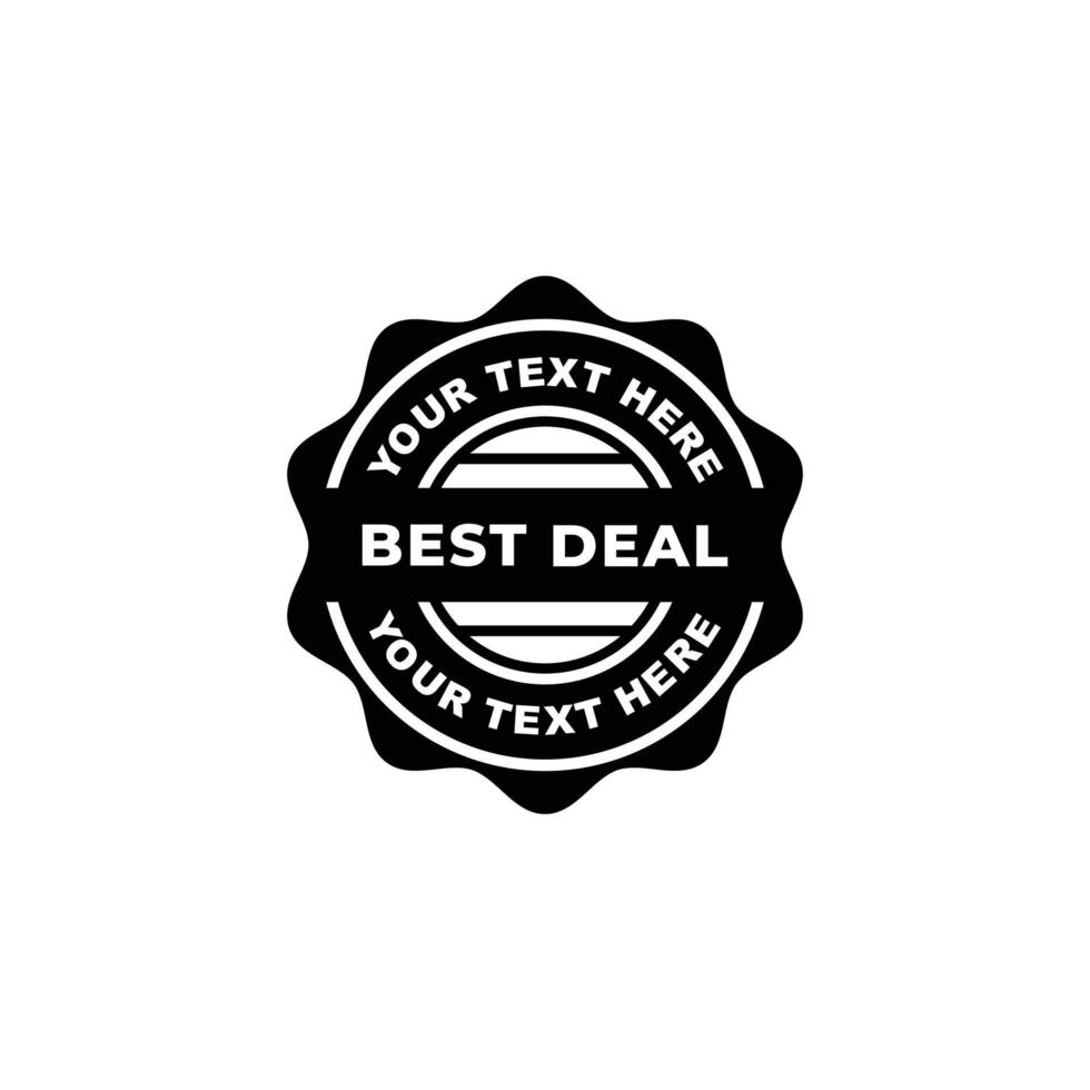 Best deal stamp icon vector illustration