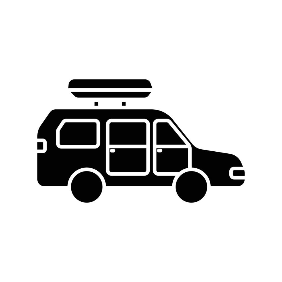 Freight cars glyph icon illustration. icon related to travel. Simple design editable vector