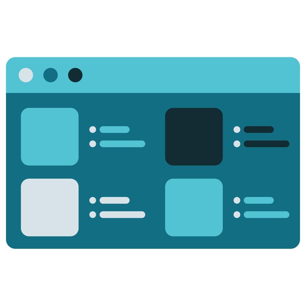 computer interface display and computer file display vector