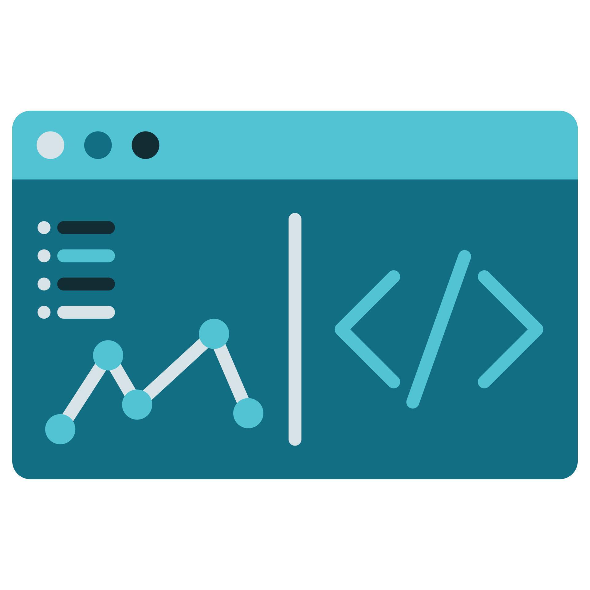 computer and laptop coding program interface 13267985 Vector Art at ...