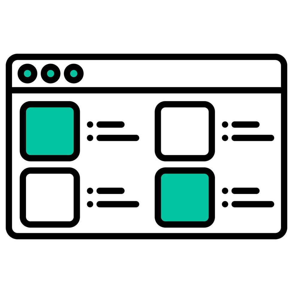 computer interface display and computer file display vector