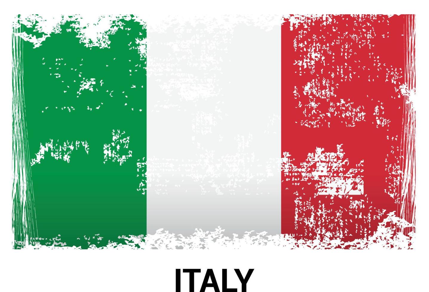 vector de diseño de bandera de italia