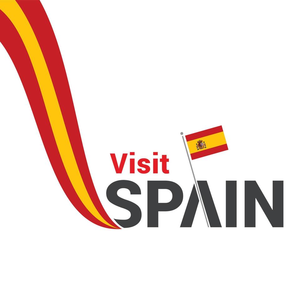 Spain Independence day design card vector