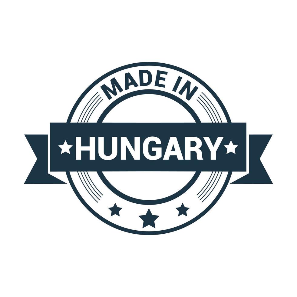 Hungary stamp design vector