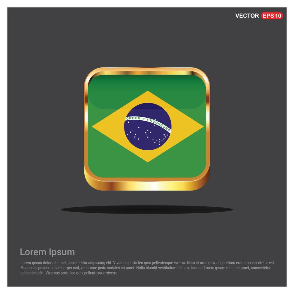 vector de tarjeta de diseño del día de la independencia de brasil