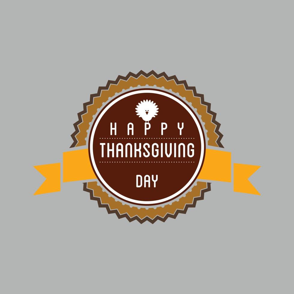 Happy Thanks giving day design vector