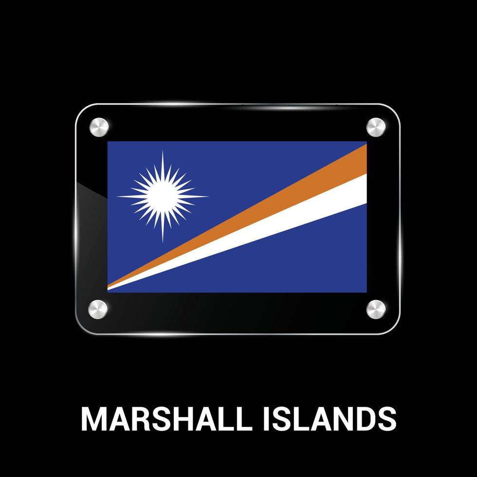 vector de diseño de bandera de islas marshall