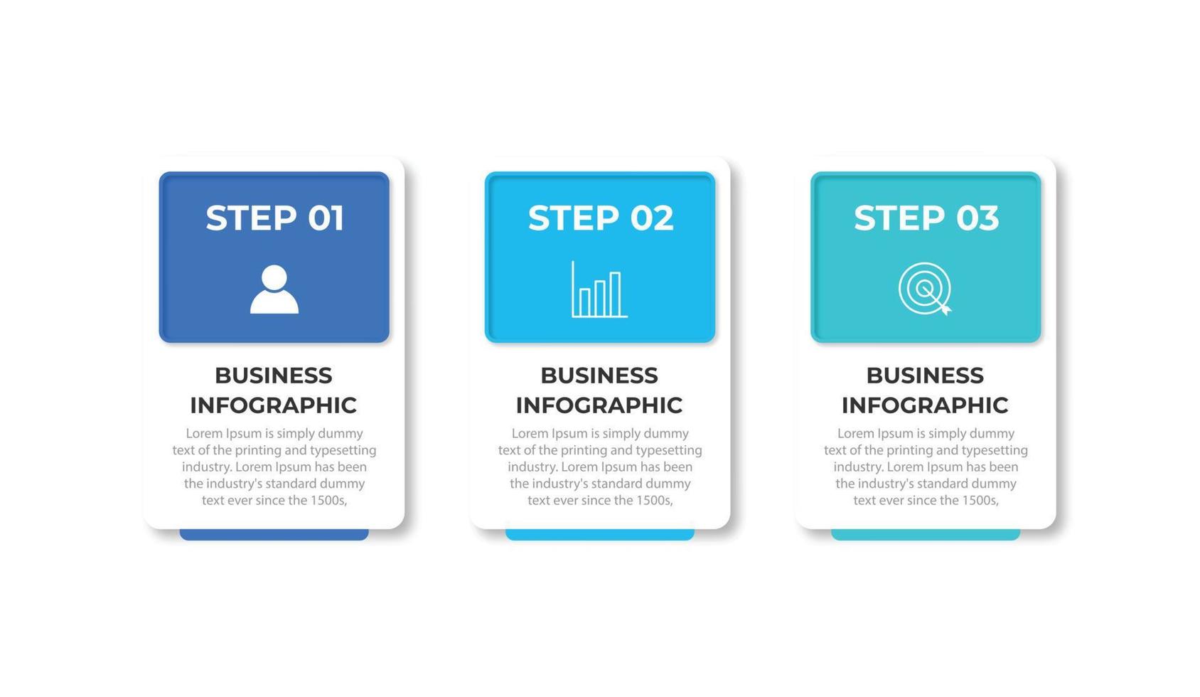 Timeline infographic design element and number options. Business concept with 3 steps. Can be used for workflow layout, diagram, annual report, web design. Vector business template for presentation.