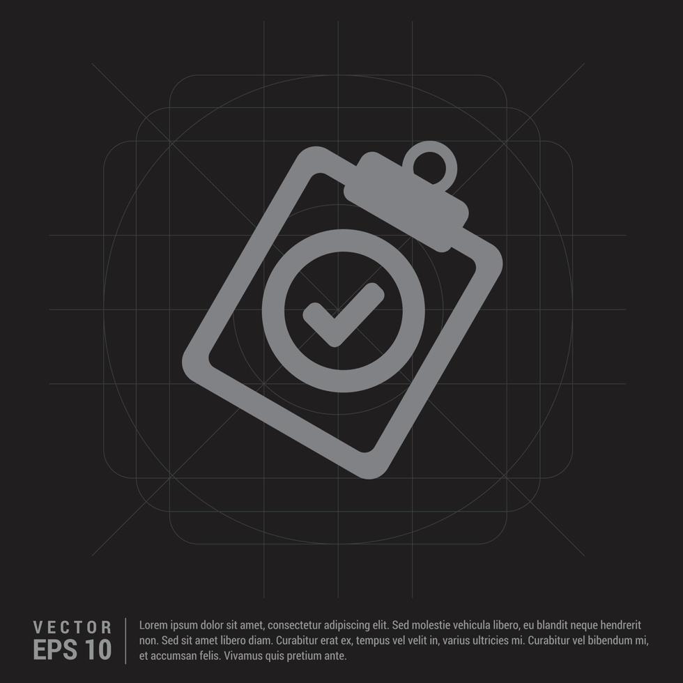 Check List Icon vector