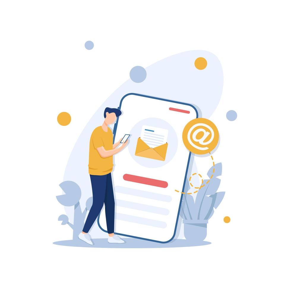 Notification Of A New Email On Mobile Phone Or Smartphone Mail Icon notification-of-a-new-email-on-mobile-phone-or-smartphone-mail-icon