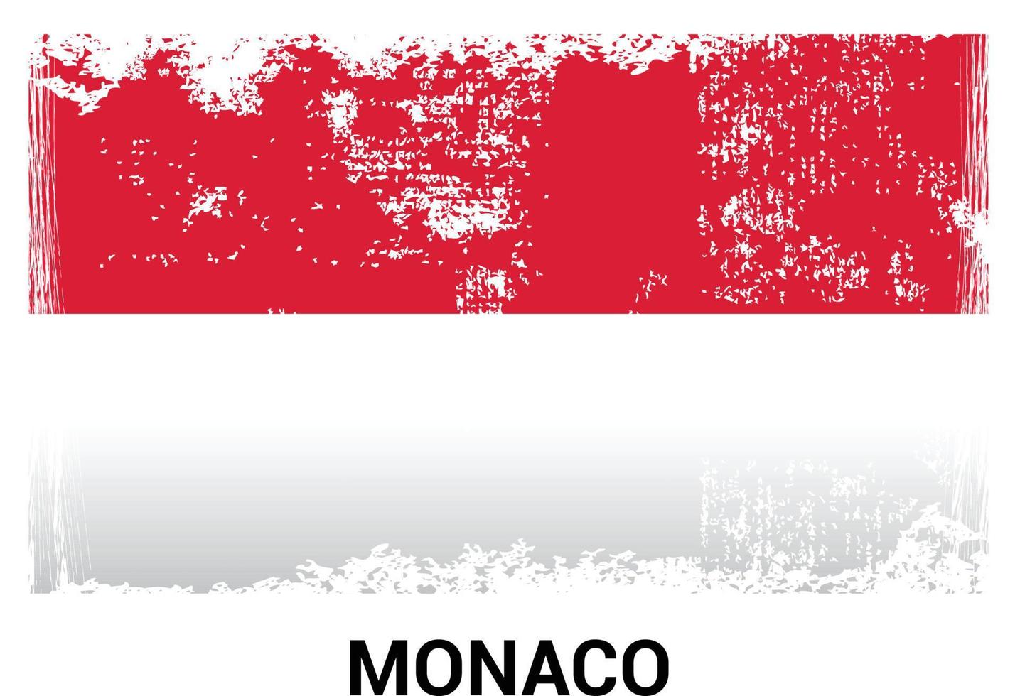 Monaco flags design vector