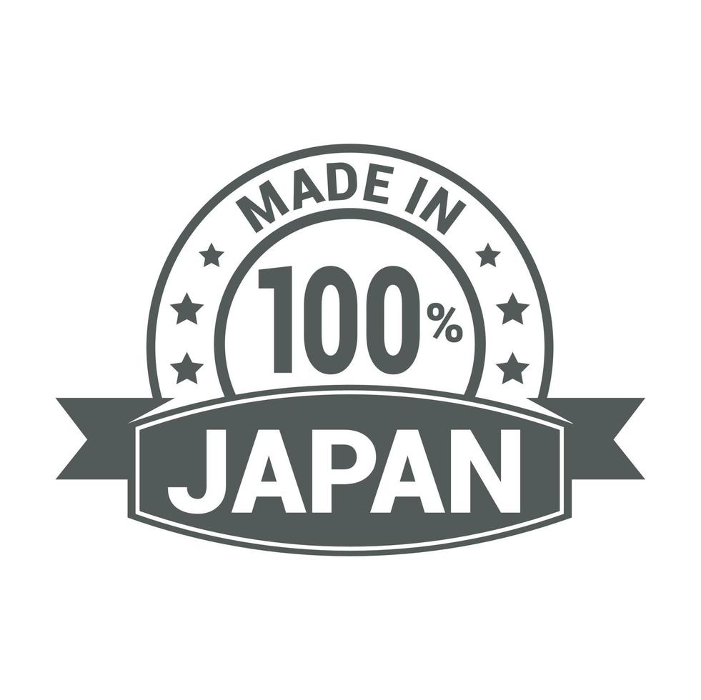 Japan stamp design vector
