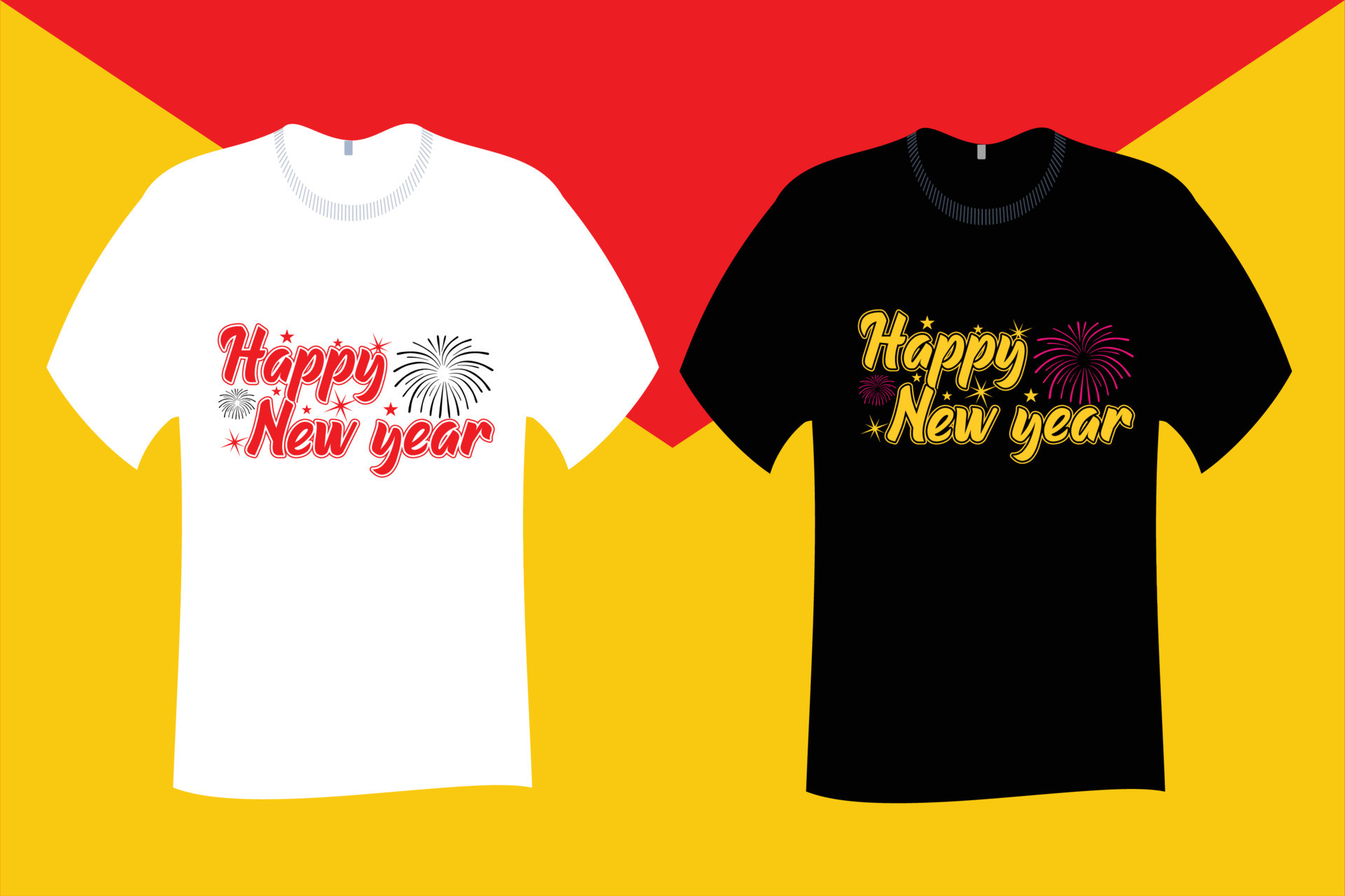 Happy New Year T Shirt Design 13269308 Vector Art at Vecteezy