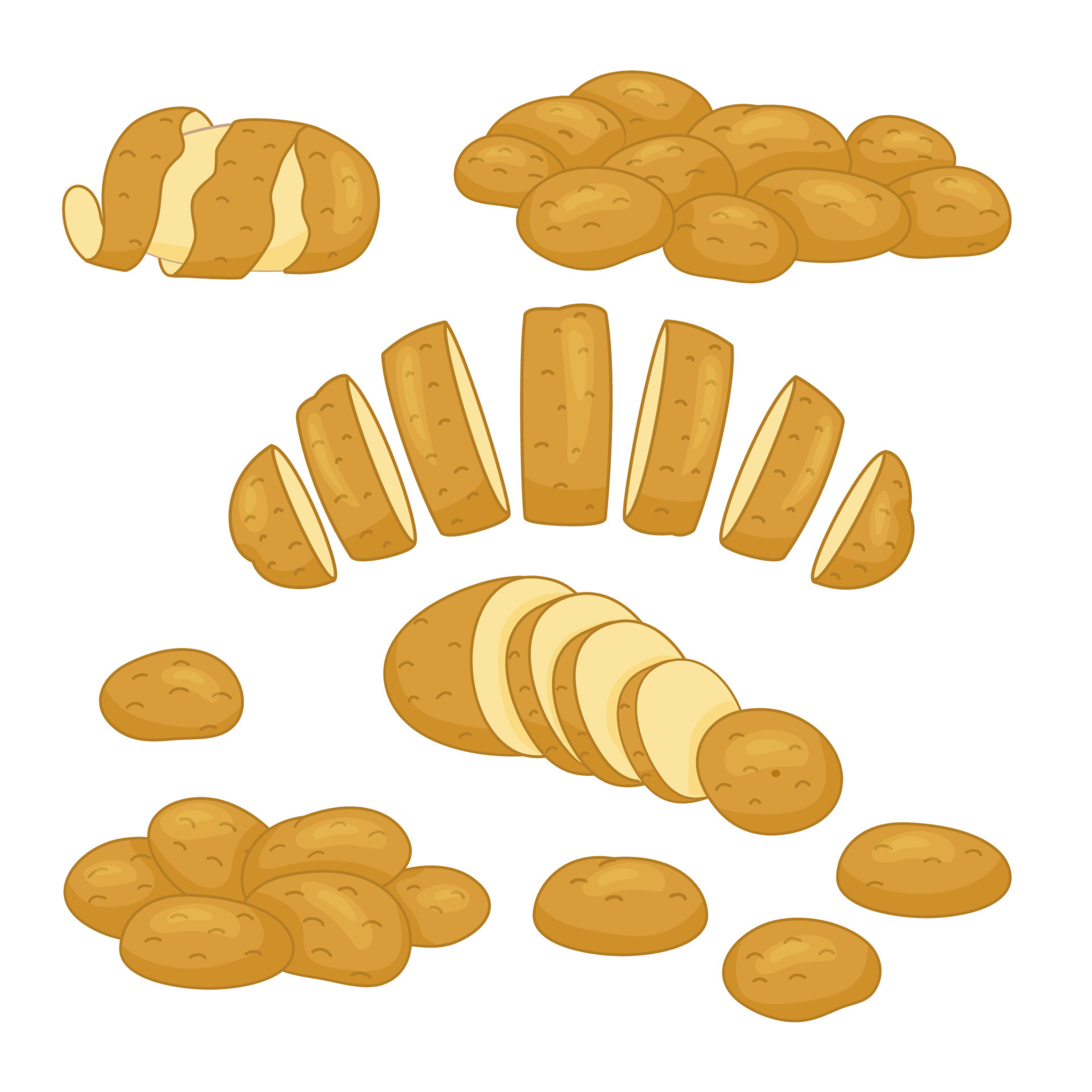 https://static.vecteezy.com/system/resources/previews/013/269/558/original/illustration-of-potato-products-set-chips-pancakes-french-fries-whole-root-potatoes-in-cartoon-realistic-style-harvest-vegetables-icons-vector.jpg