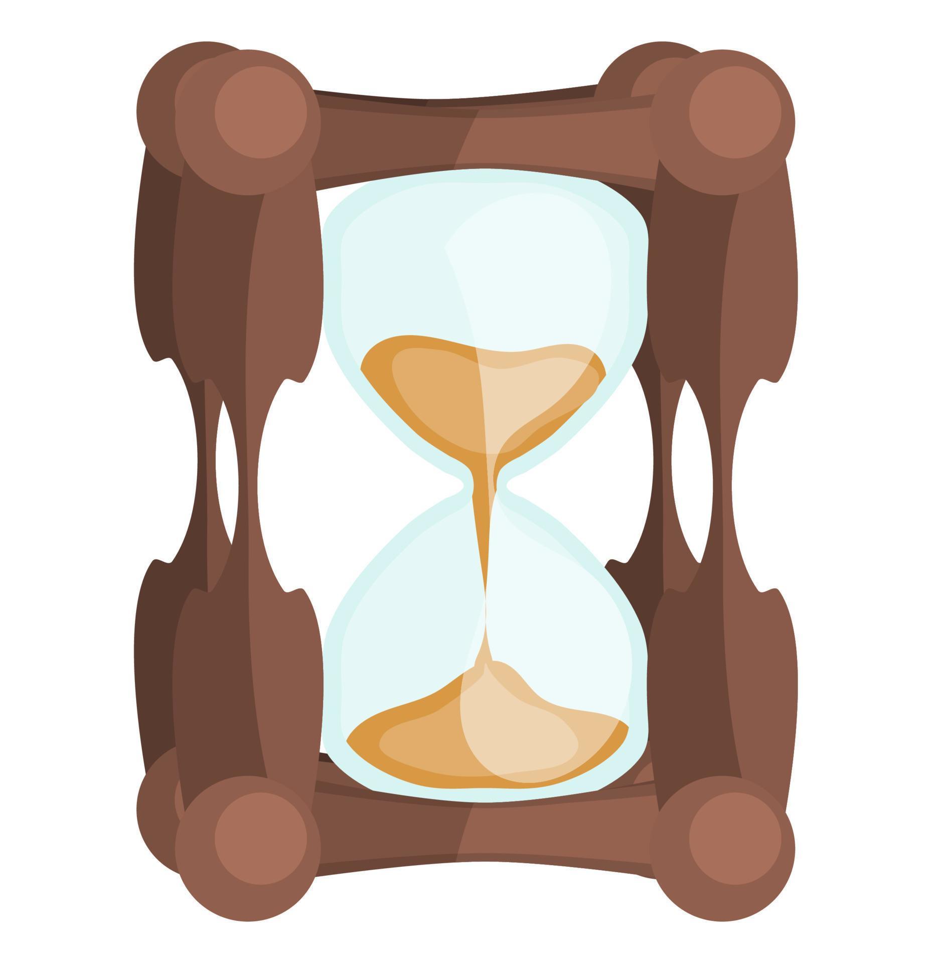 hourglass simple drawing flat time is counting new 13269917 Vector Art