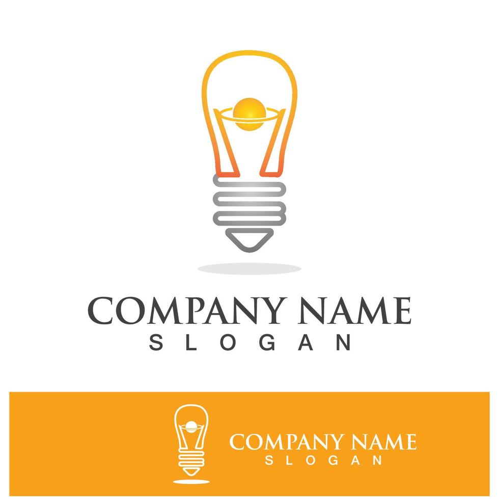 Light bulb icon vector symbol