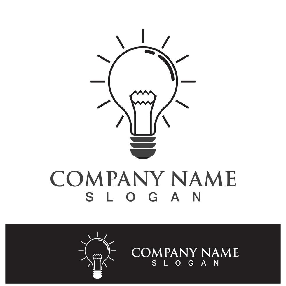 Light bulb icon vector symbol