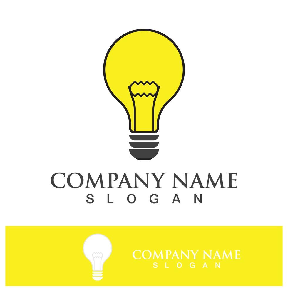 Light bulb icon vector symbol
