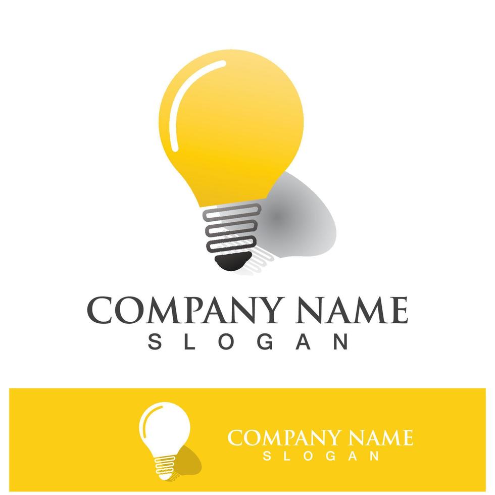 Light bulb icon vector symbol
