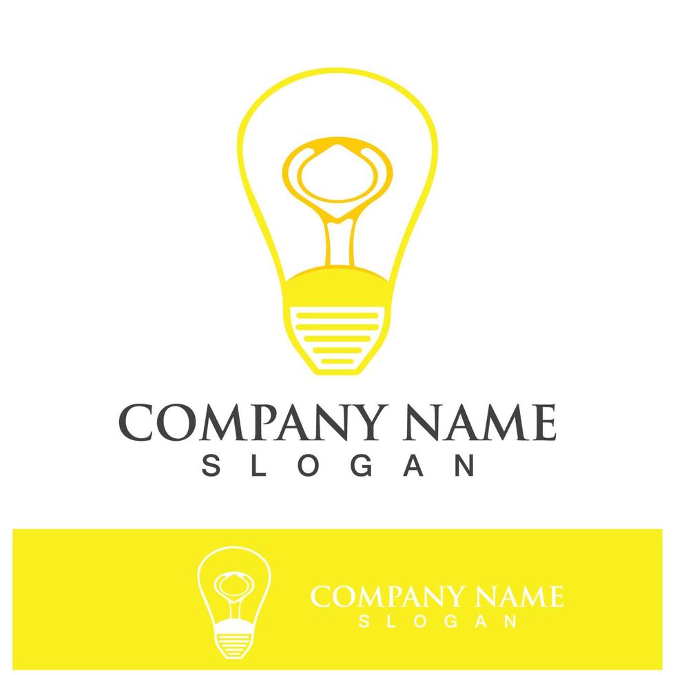 Light bulb icon vector symbol