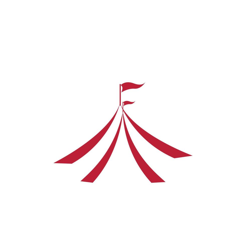 circus logo illustration design vector