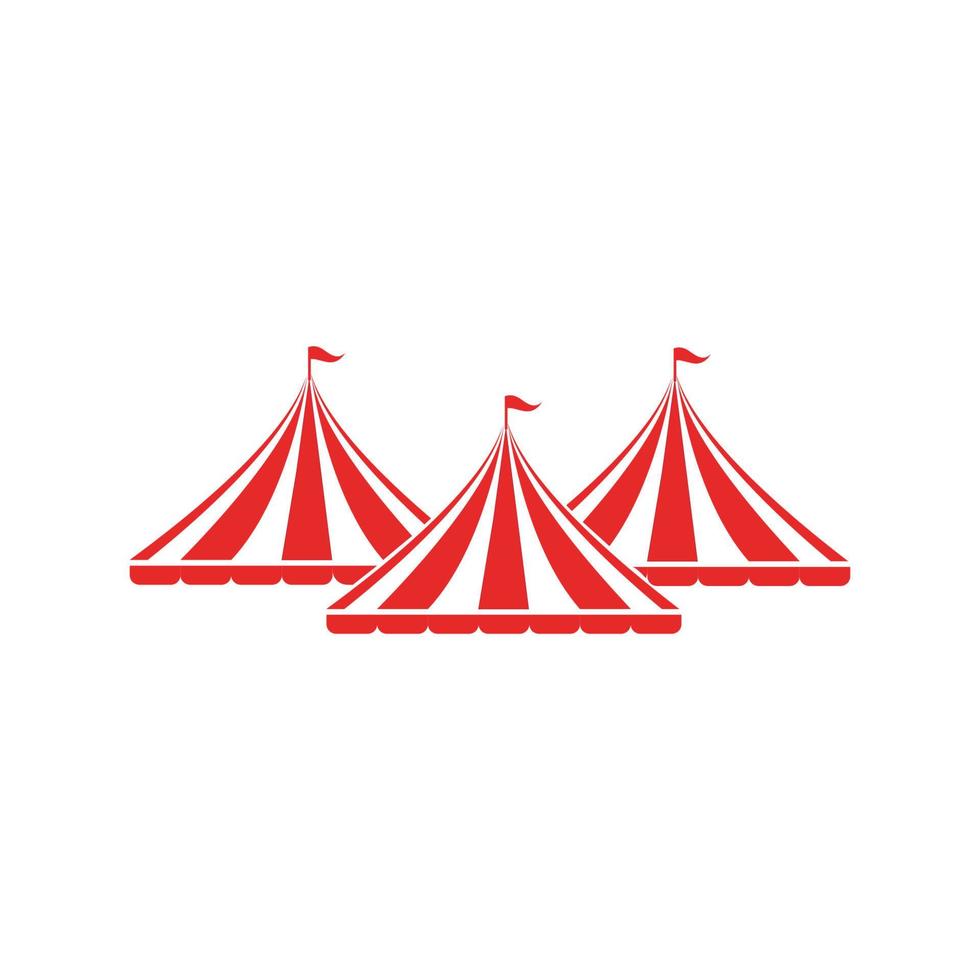 circus logo illustration design vector