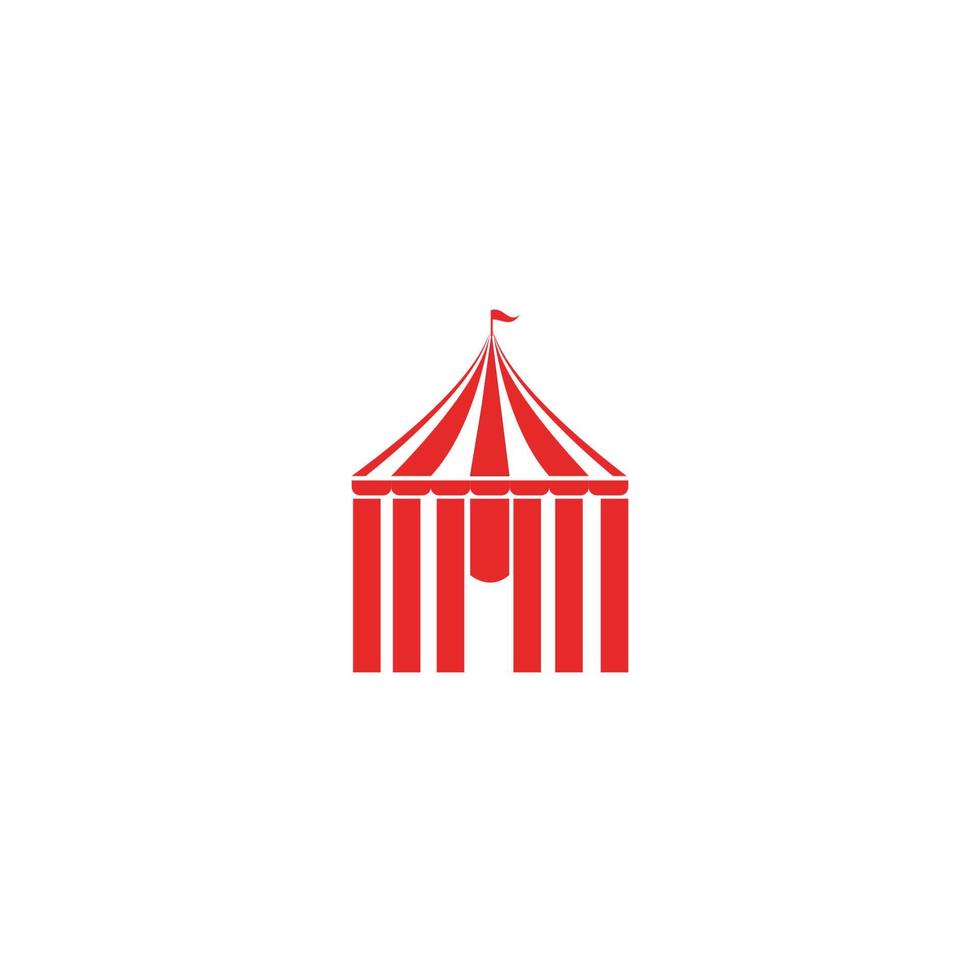 circus logo illustration design vector