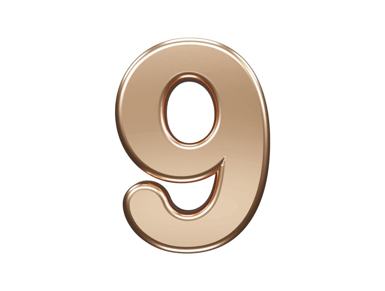 number text