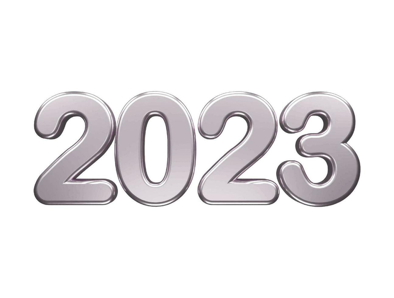 2023 new year text effect vector