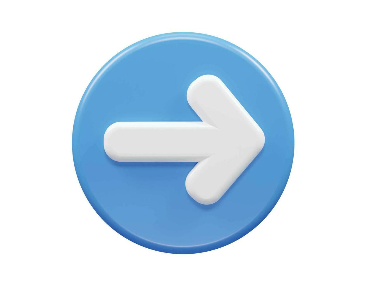 Arrow icon 3d render vector