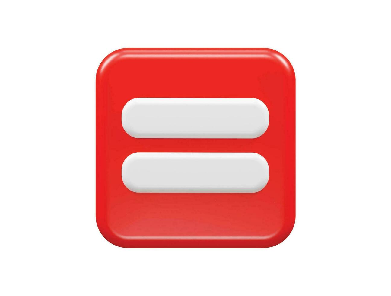 Interface icon 3d render illustration vector