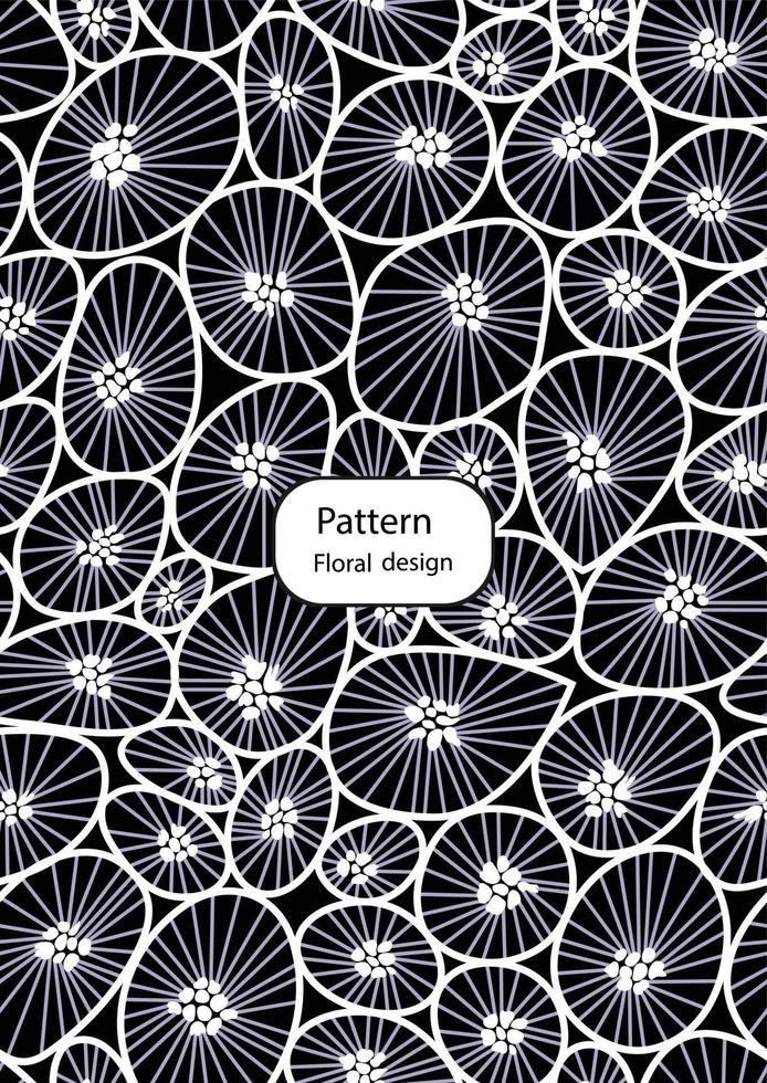 Seamless Floral Pattern in vector.Wild flowers, leaves, branches, candies repeat pattern design set.Handmade. Wallpaper, fabric or design of gift paper. vector