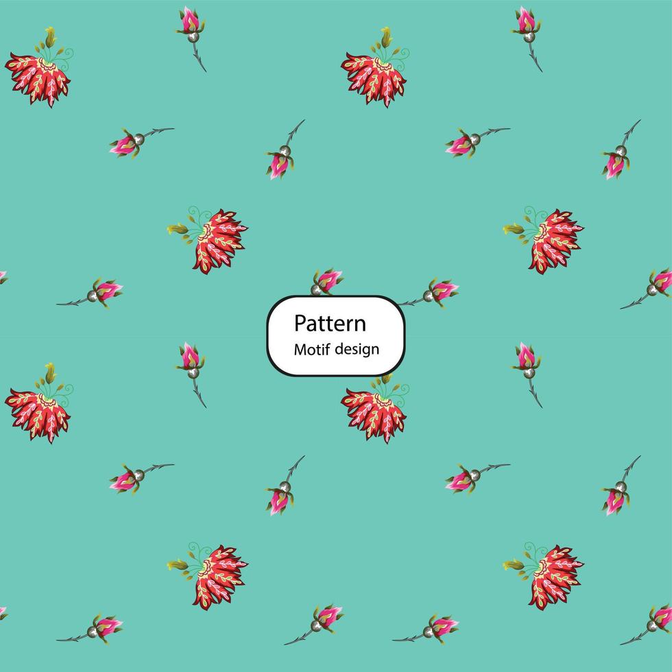 Seamless Floral Pattern in vector.Wild flowers, leaves, branches, candies repeat pattern design set.Handmade. Wallpaper, fabric or design of gift paper. vector
