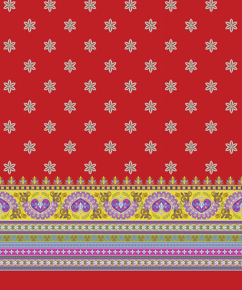 Seamless Floral Pattern in vector.Wild flowers, leaves, branches, candies repeat pattern design set.Handmade. Wallpaper, fabric or design of gift paper. vector