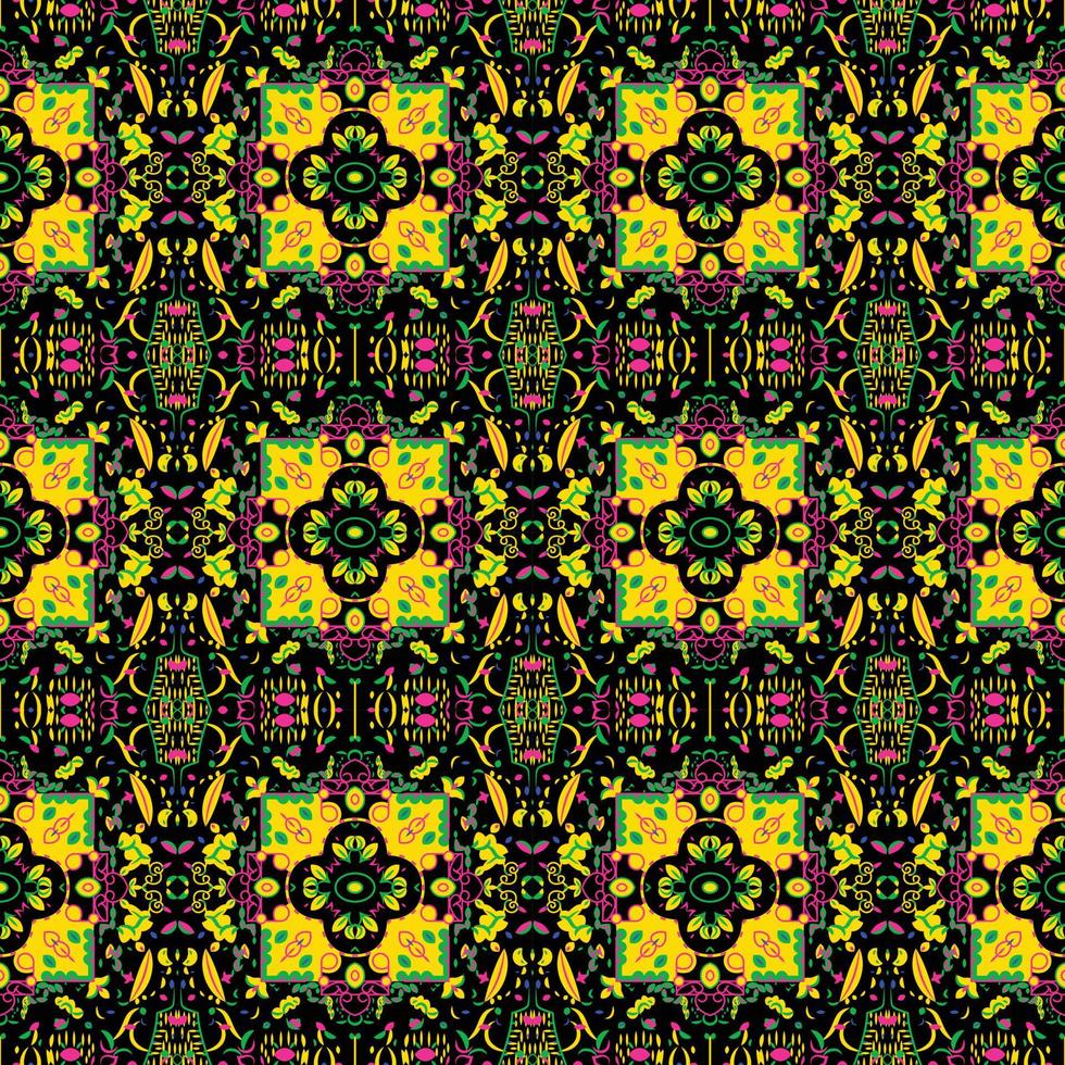 Seamless Floral Pattern in vector.Wild flowers, leaves, branches, candies repeat pattern design set.Handmade. Wallpaper, fabric or design of gift paper. vector