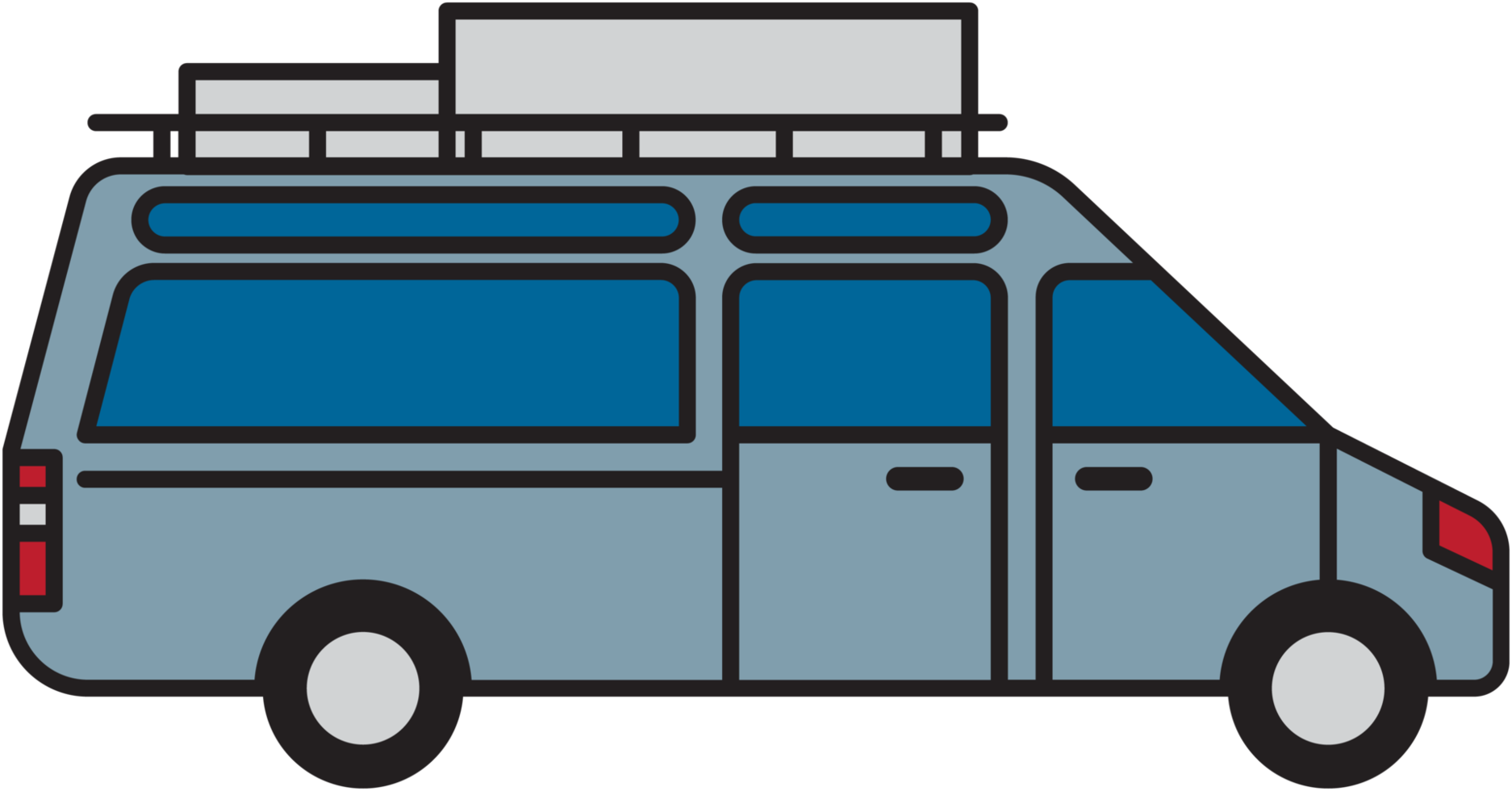 camping car outline drawing png