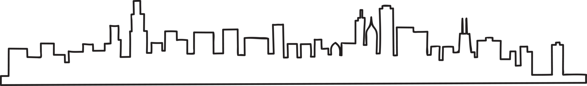 chicago skyline outline png