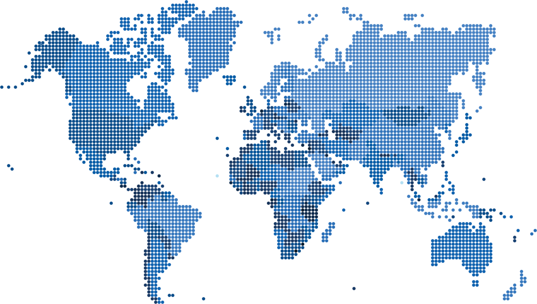 Blue dots world map png