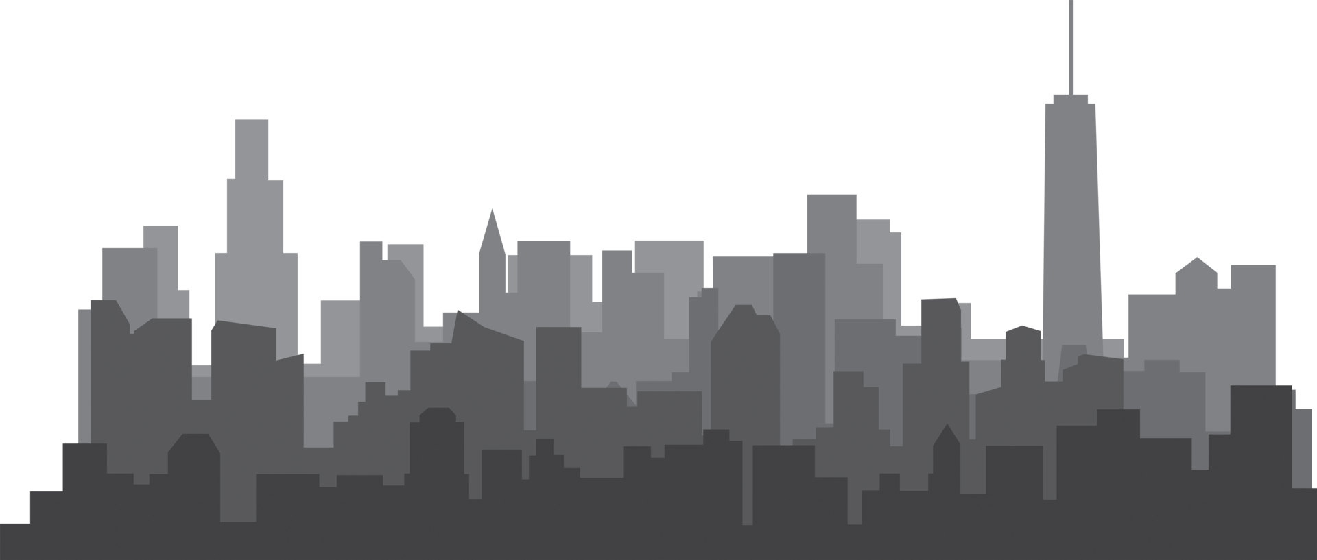 Modern City Skyline. Real estate business concept. png