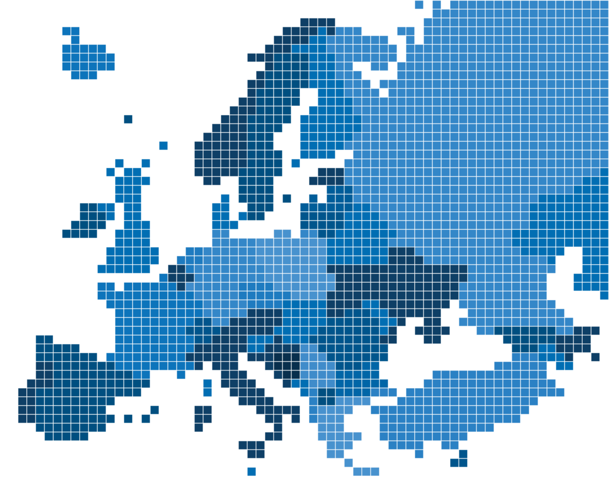 forma quadrada de geometria do mapa da europa png