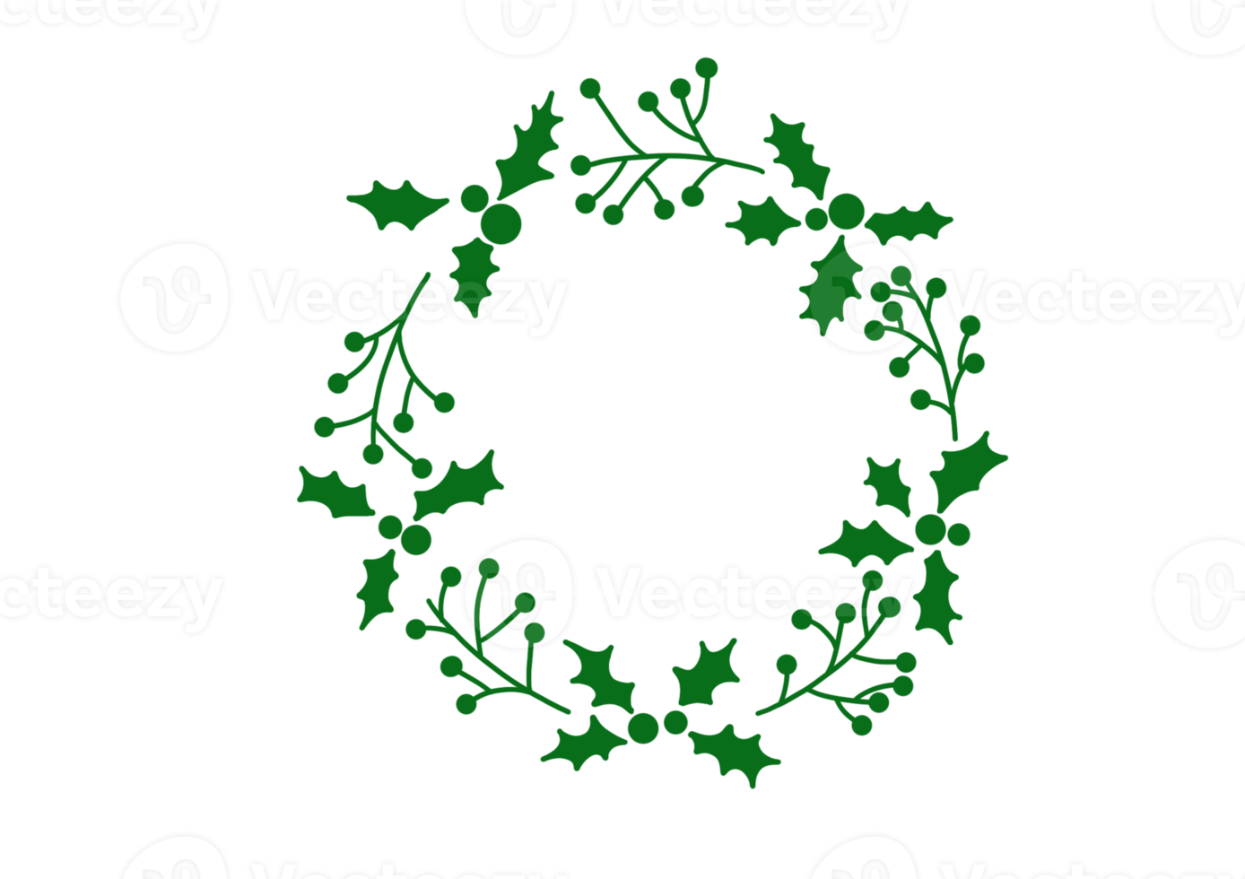 Green Christmas Wreath png