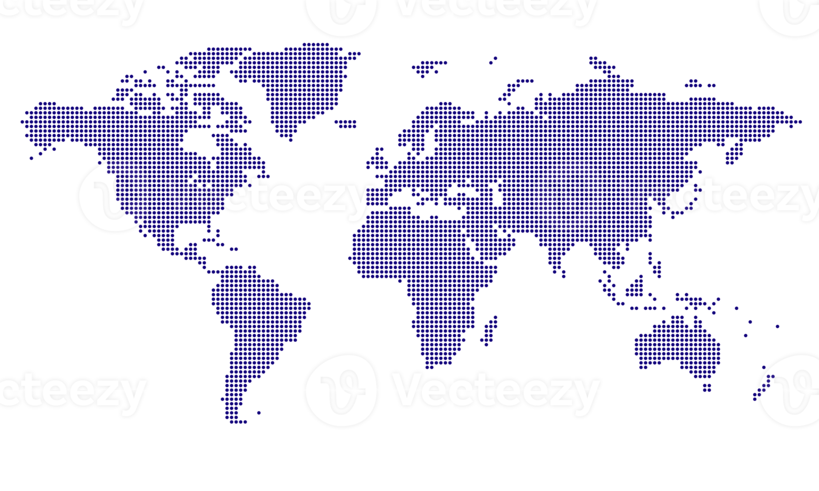 wereldkaartsjabloon met continenten, Noord- en Zuid-Amerika, Europa en Azië, Afrika en Australië png