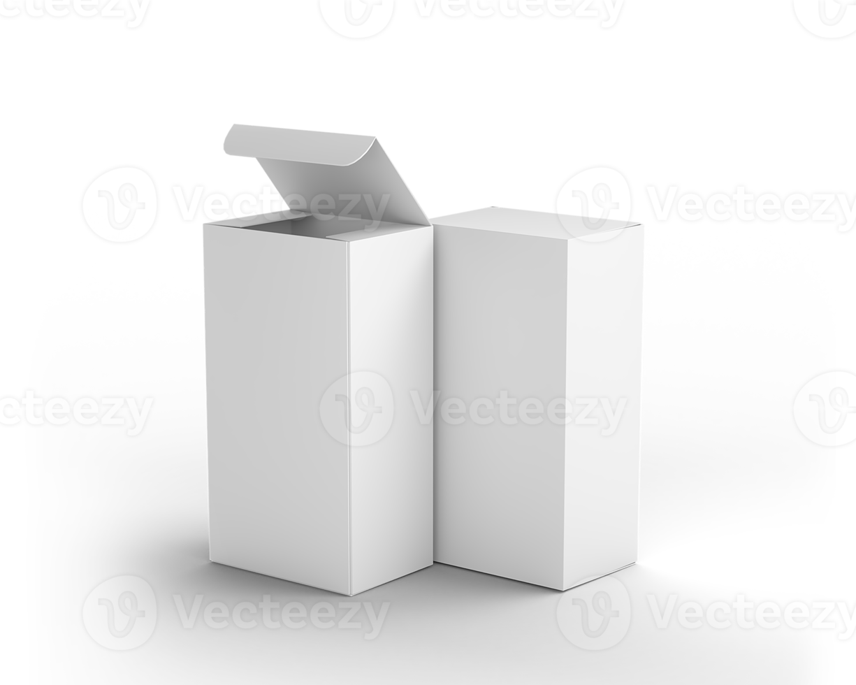 objeto de renderizado 3d de caja de papel png