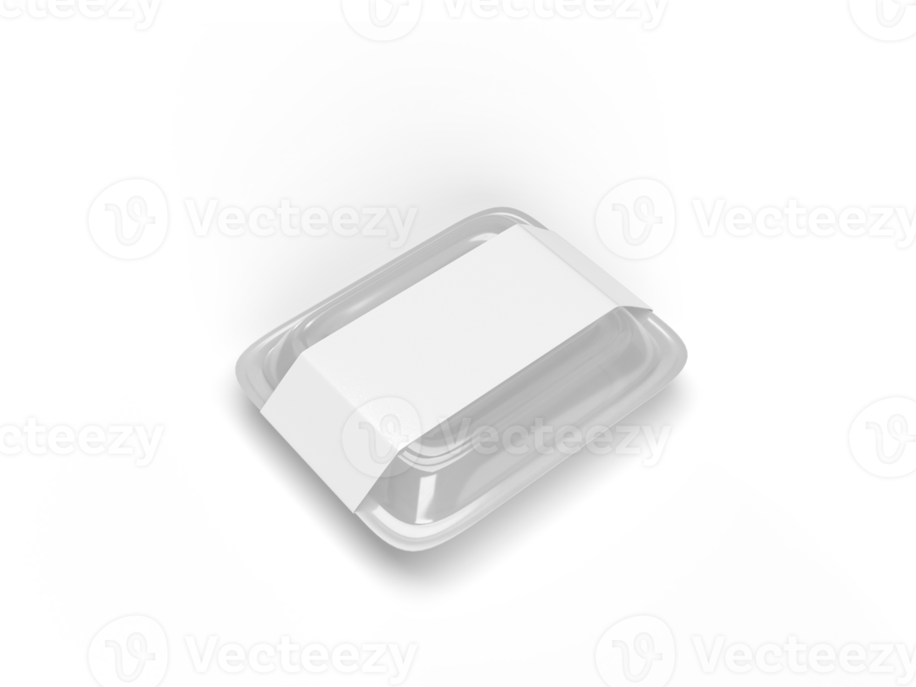 Food Box Packaging 3D Rendering png