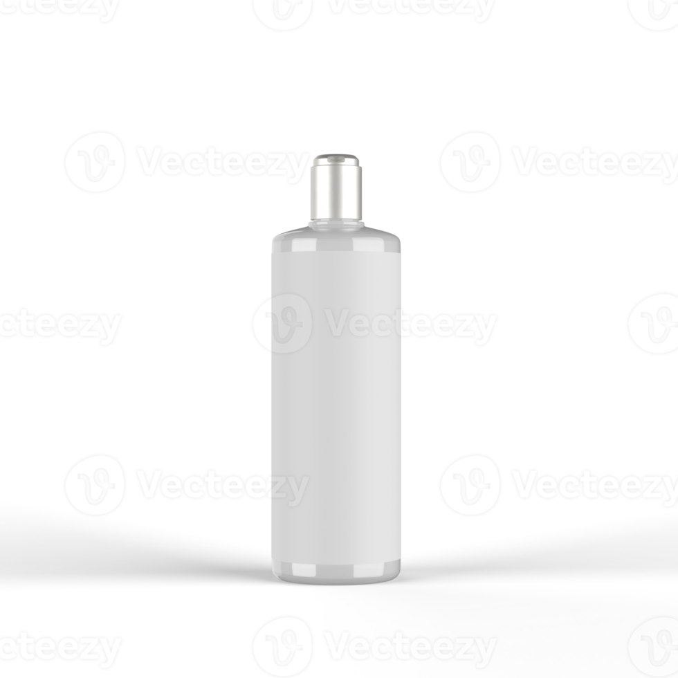 Matte Shampoo Bottle 3D Rendering png