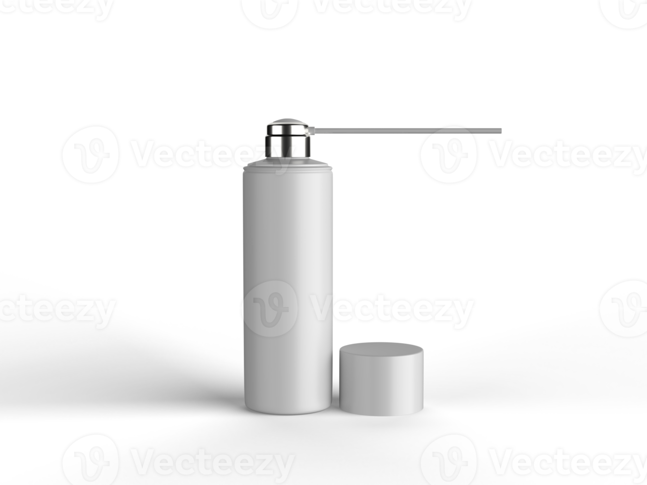Glossy Spray Bottle 3D Rendering png