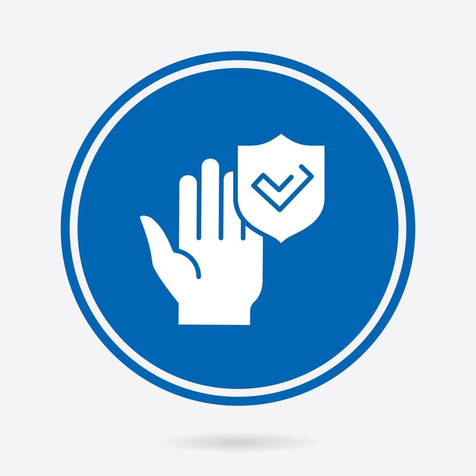 Hand washing - vector icon. Illustration isolated. Simple pictogram.