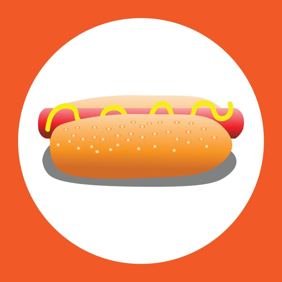 Hot dog vector design